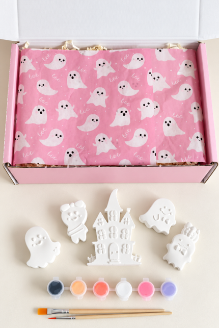 Pink Halloween Deluxe Paint Your Own Kit