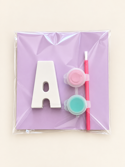 Personalised Initial Paint Your Own Kit