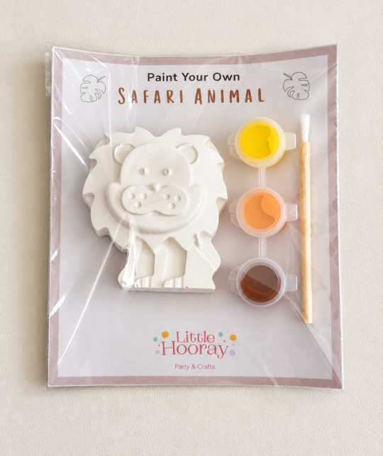 Safari Animal Paint Your Own Kit